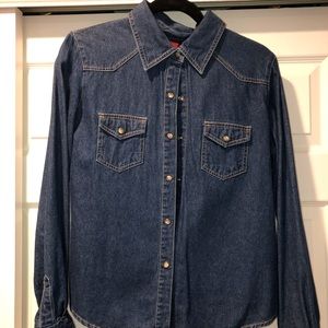 NY&Co Denim blouse.